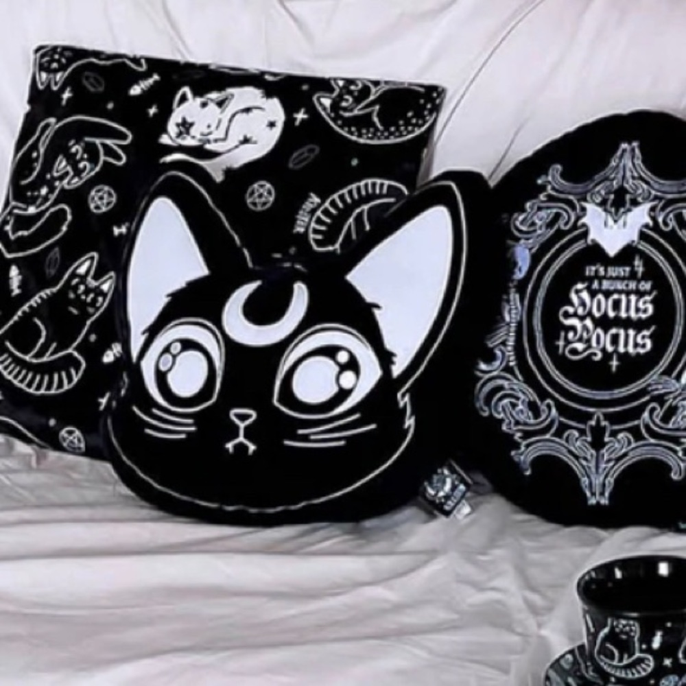 Killstar Cat pillow